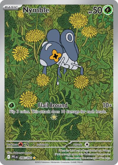 Nymble 96/94 Phantasmal Flames Pokemon card