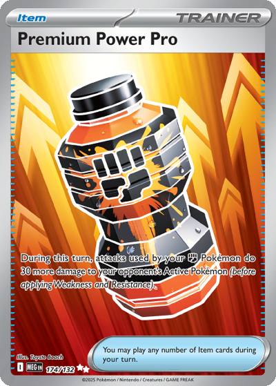Premium Power Pro 174/132 Mega Evolution Pokemon card