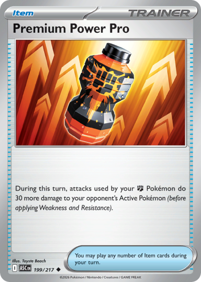 Premium Power Pro 199/217 Ascended Heroes Pokemon card