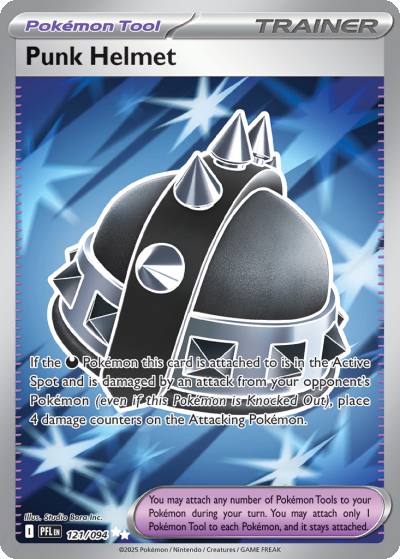 Punk Helmet 121/94 Phantasmal Flames Pokemon card