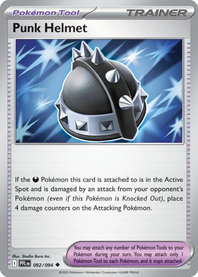Punk Helmet 92/94 Phantasmal Flames Pokemon card