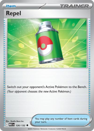 Repel 126/132 Mega Evolution Pokemon card