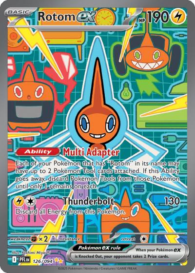 Rotom ex 126/94 Phantasmal Flames Pokemon card