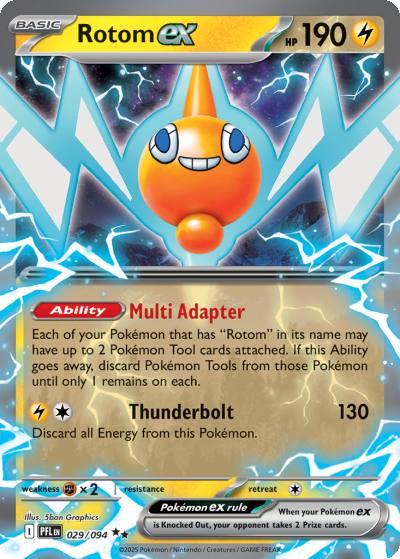Rotom ex 29/94 Phantasmal Flames Pokemon card