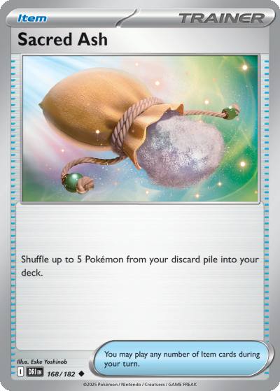 Sacred Ash 168/182 Destined Rivals Pokemon card