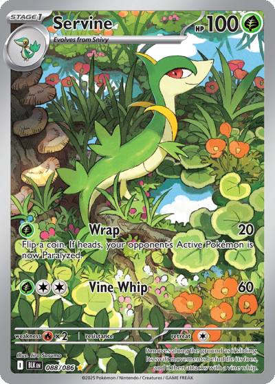 Servine 88/86 Black Bolt Pokemon card