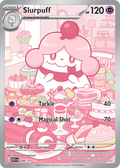 Slurpuff 236/217 Ascended Heroes Pokemon card