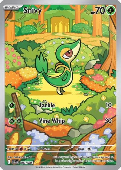 Snivy 87/86 Black Bolt Pokemon card