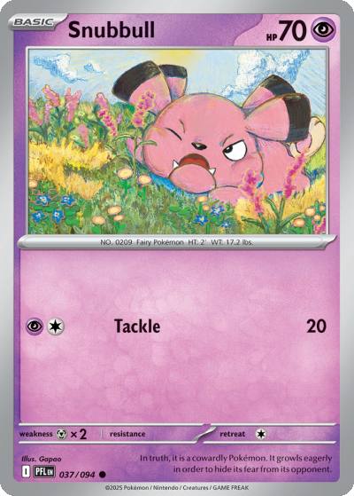 Snubbull 37/94 Phantasmal Flames Pokemon card