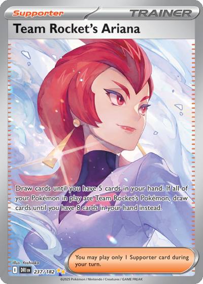 Team Rocket's Ariana 237/182 Destined Rivals Pokemon card
