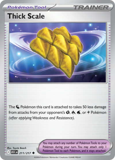 Thick Scale 211/217 Ascended Heroes Pokemon card
