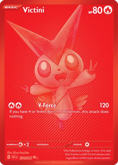 Victini 171/86 Black Bolt Pokemon card