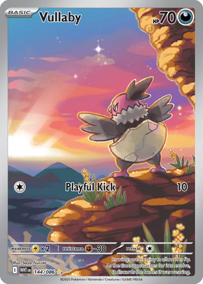 Vullaby 144/86 White Flare Pokemon card