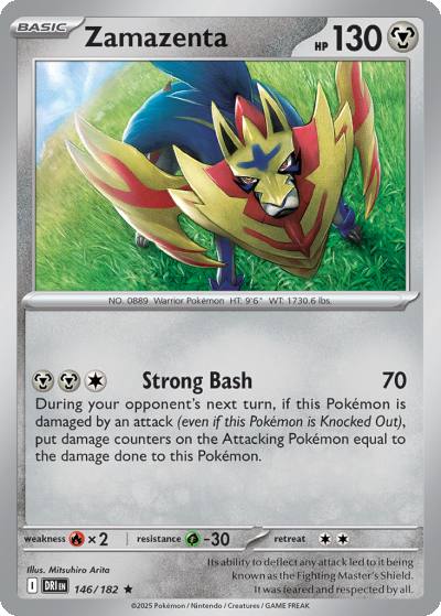 Zamazenta 146/182 Destined Rivals Pokemon card