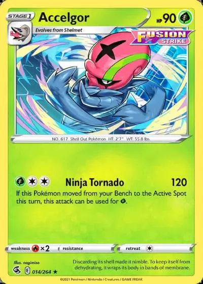 Accelgor 14/264 Fusion Strike Pokemon card