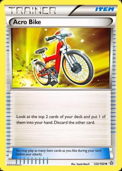 Acro Bike 122/160 Primal Clash Pokemon card