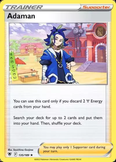 Adaman 135/189 Astral Radiance Pokemon card