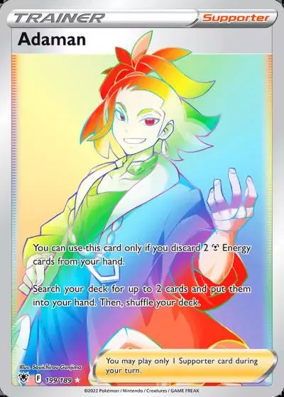 Adaman 199/189 Astral Radiance Pokemon card