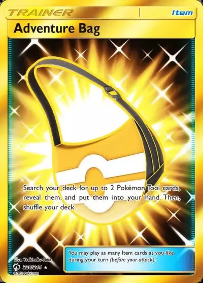 Adventure Bag 228/214 Lost Thunder Pokemon card