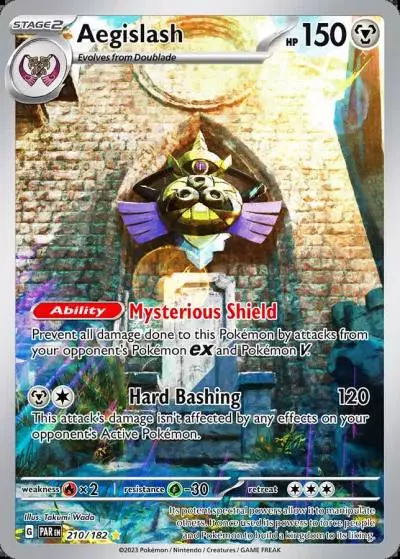 Aegislash 210/182 Paradox Rift Pokemon card
