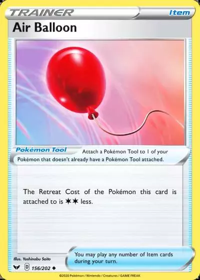 Air Balloon 156/202 Sword & Shield Pokemon card