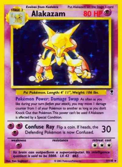 Alakazam 1/110 Legendary Collection Pokemon card