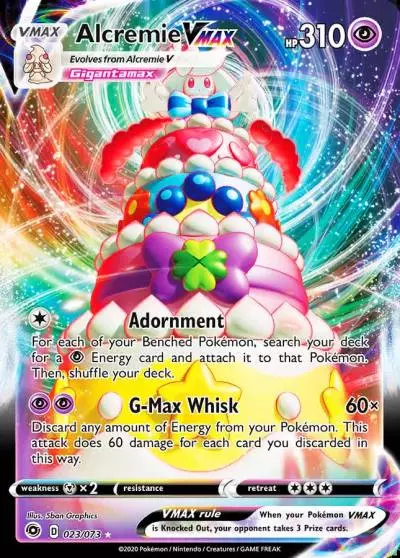 Alcremie VMAX 23/73 Champion's Path Pokemon card