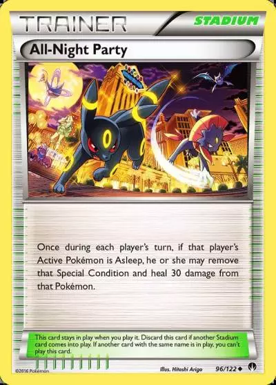 All-Night Party 96/122 BREAKpoint Pokemon card