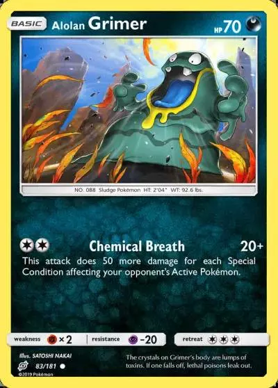 Alolan Grimer 83/181 Team Up Pokemon card