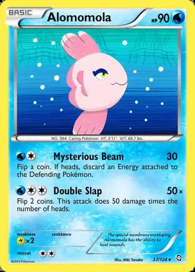 Alomomola 37/124 Dragons Exalted Pokemon card