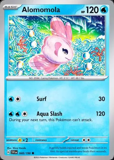 Alomomola 48/198 Scarlet & Violet Pokemon card