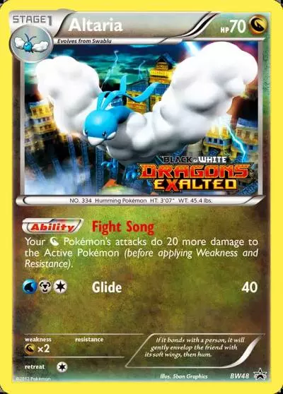 Altaria BW48/101 BW Black Star Promos Pokemon card