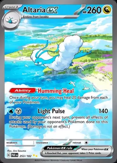 Altaria ex 253/182 Paradox Rift Pokemon card
