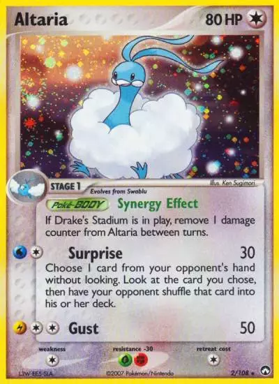 Altaria 2/108 Power Keepers Pokemon card