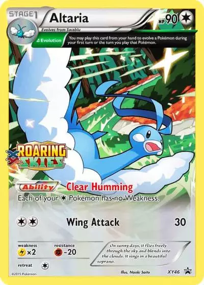 Altaria XY46/211 XY Black Star Promos Pokemon card