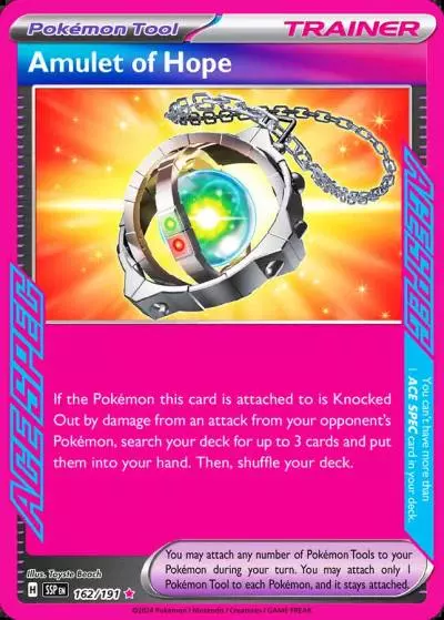 Amulet of Hope 162/191 Surging Sparks Pokemon card