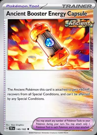 Ancient Booster Energy Capsule 140/162 Temporal Forces Pokemon card