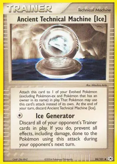 Ancient Technical Machine [Ice] 84/101 Hidden Legends Pokemon card
