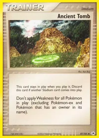 Ancient Tomb 87/101 Hidden Legends Pokemon card