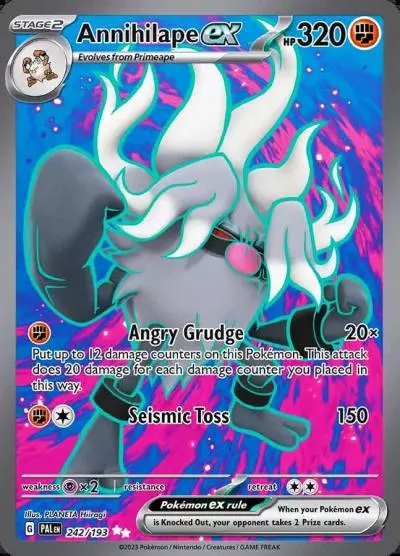 Annihilape ex 242/193 Paldea Evolved Pokemon card