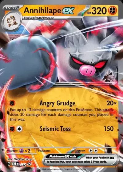 Annihilape ex 32/165 Scarlet & Violet Black Star Promos Pokemon card