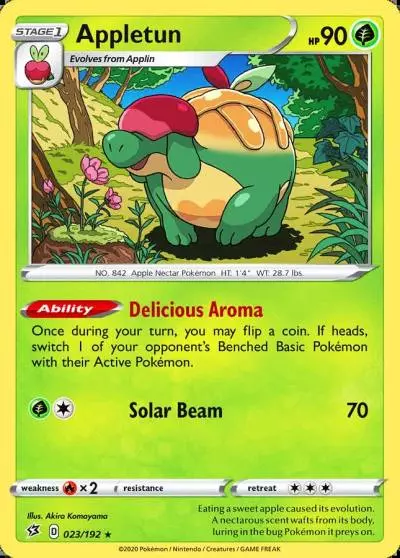 Appletun 23/192 Rebel Clash Pokemon card