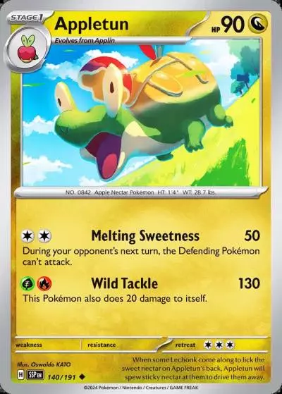 Appletun 140/191 Surging Sparks Pokemon card