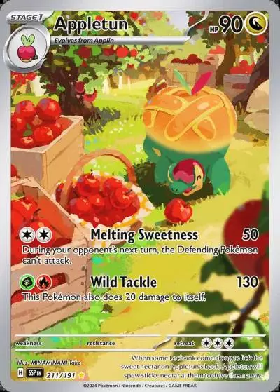 Appletun 211/191 Surging Sparks Pokemon card