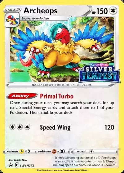 Archeops SWSH272/307 SWSH Black Star Promos Pokemon card