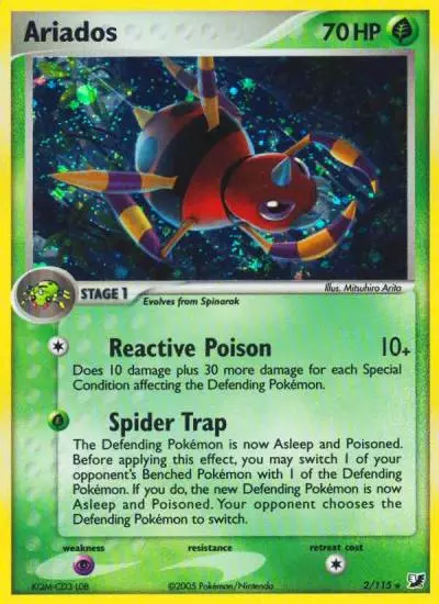 Ariados 2/115 Unseen Forces Pokemon card