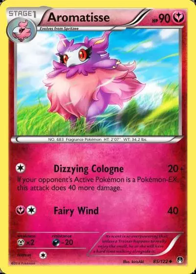 Aromatisse 85/122 BREAKpoint Pokemon card