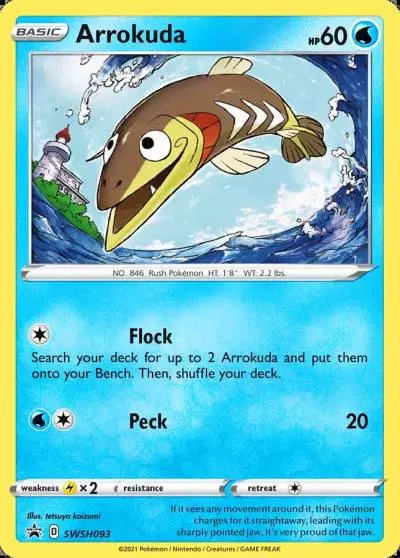 Arrokuda SWSH093/307 SWSH Black Star Promos Pokemon card