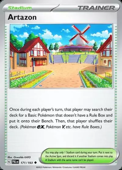 Artazon 171/193 Paldea Evolved Pokemon card