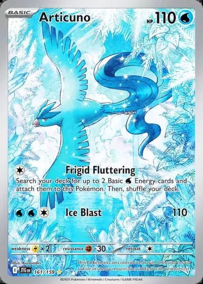 Articuno 161/159 Journey Together Pokemon card